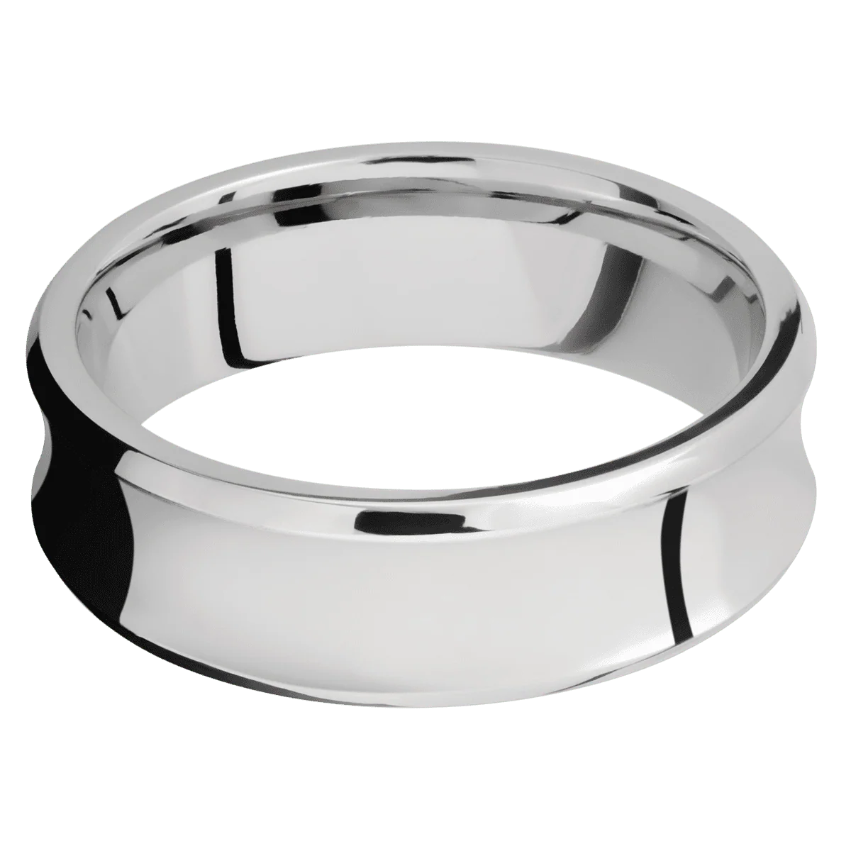 14K White Gold + Polish , Polish Finish - Image 3