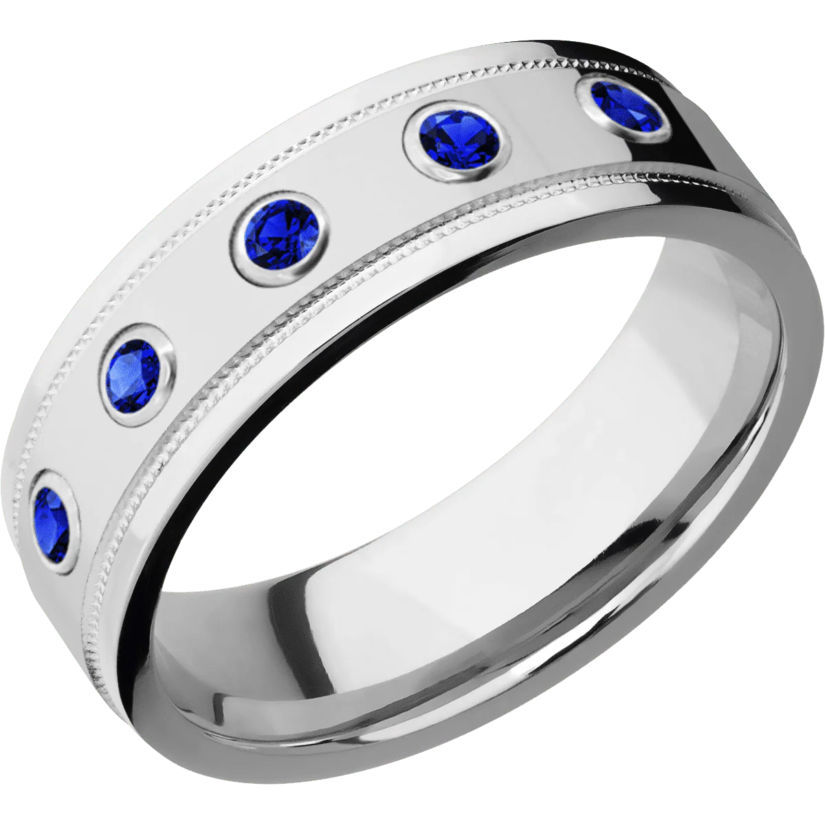 14K White Gold + Polish , Polish Finish - Image 2