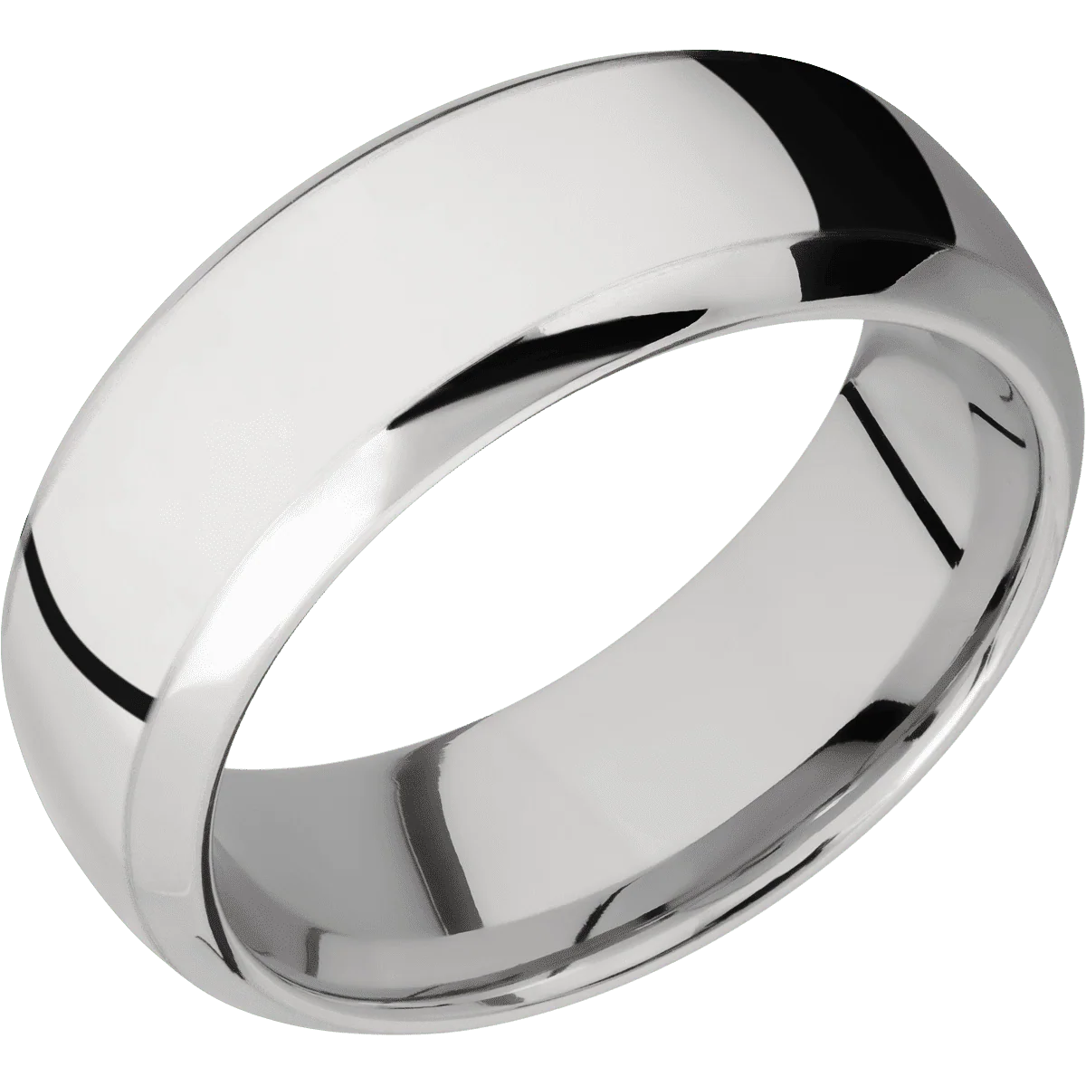 14K White Gold + Polish , Polish Finish - Image 2