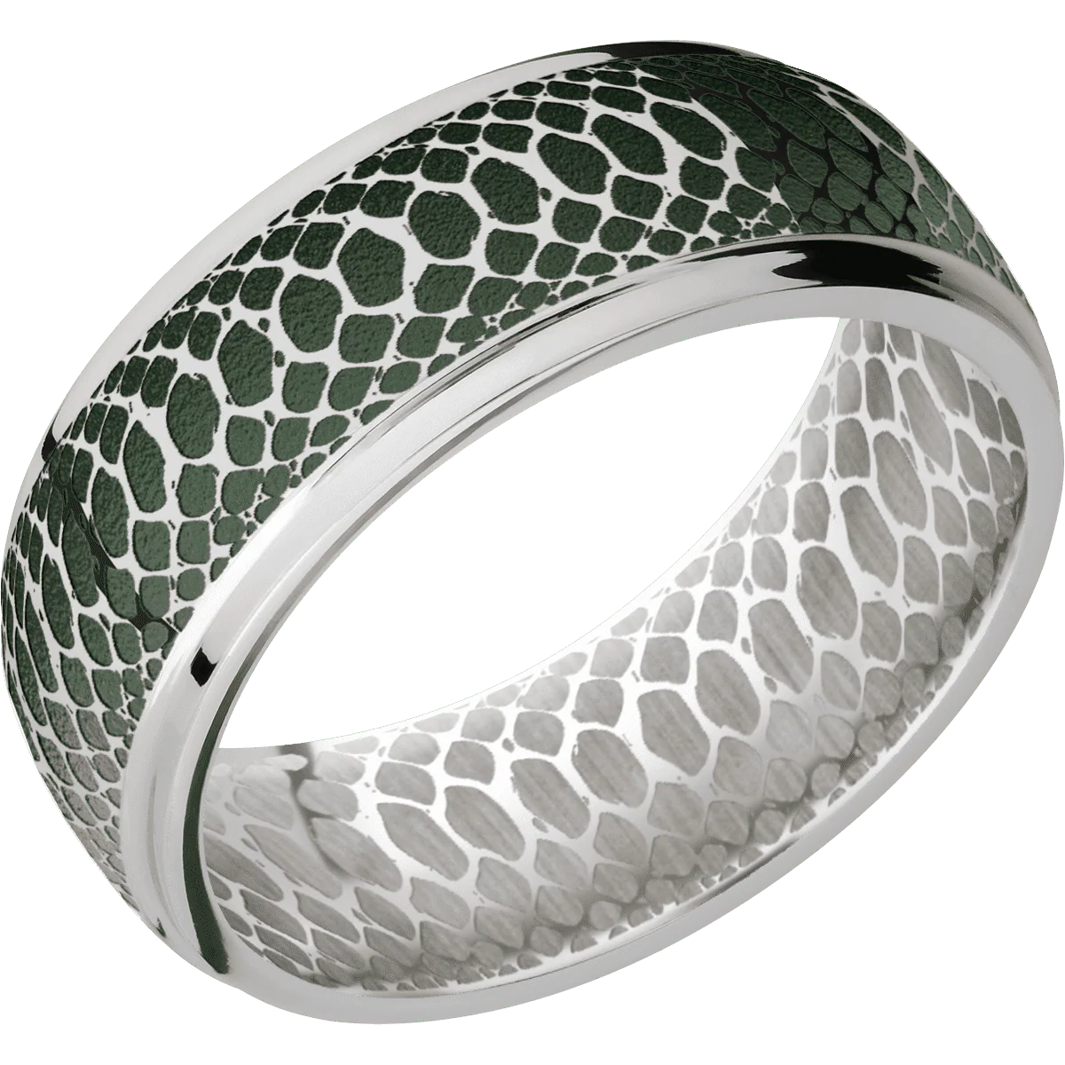 14K White Gold + Polish , Polish Finish - Image 2