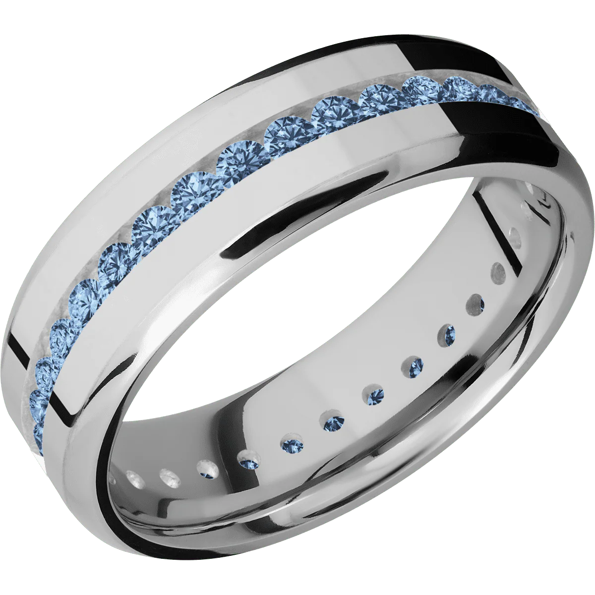 14K White Gold + Polish , Polish Finish - Image 2