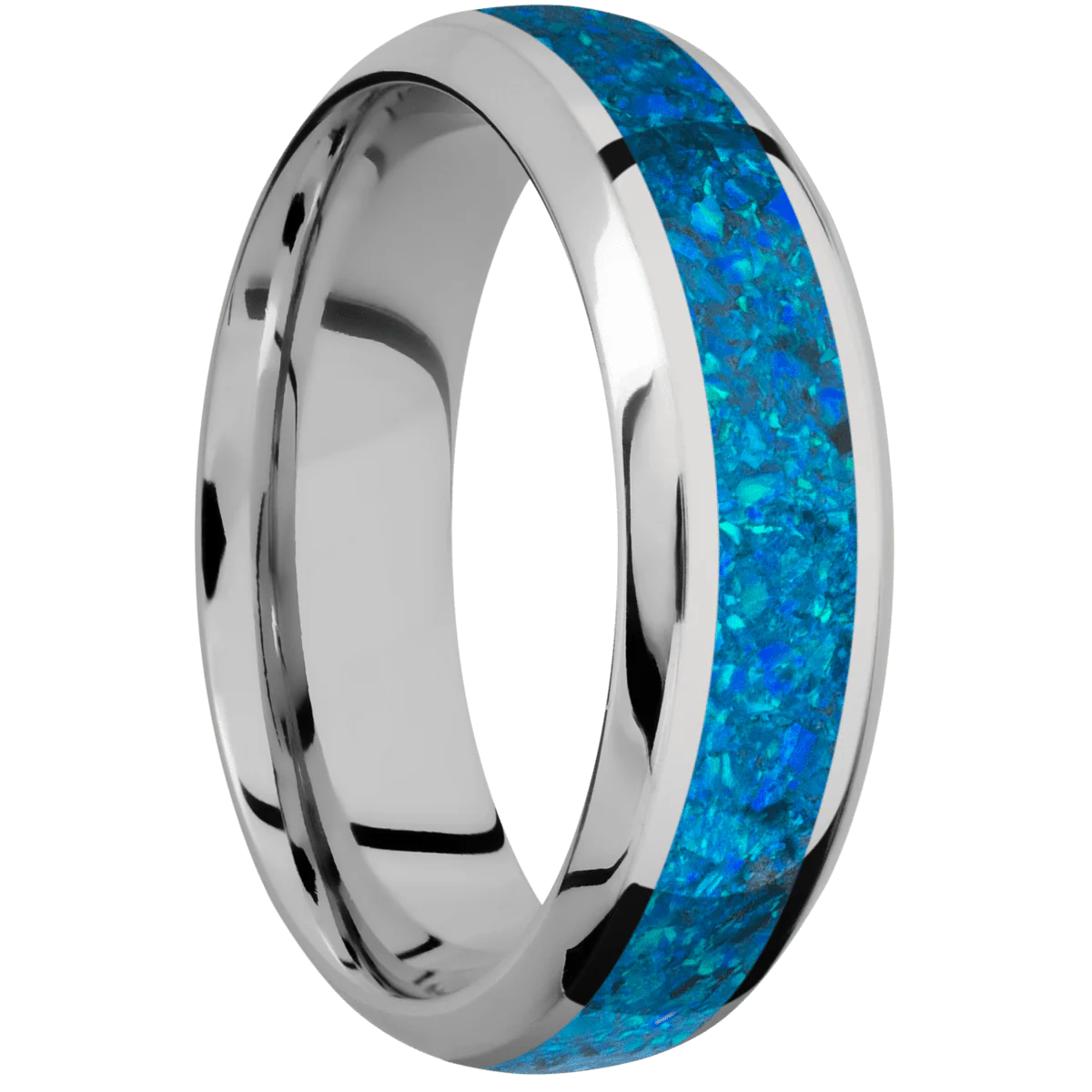14K White Gold + Polish , Polish Finish
