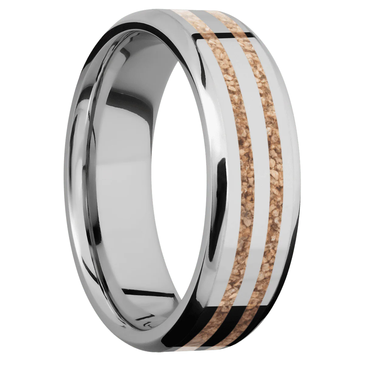 14K White Gold + Polish , Polish Finish
