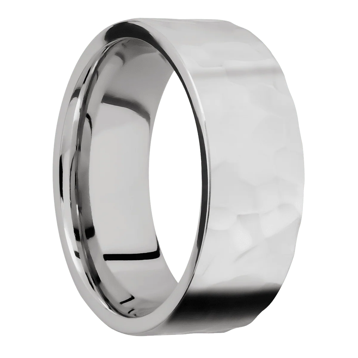 14K White Gold + Rockpolish Finish