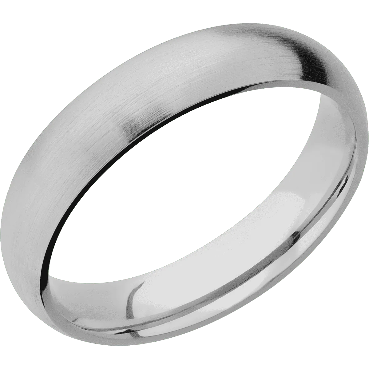 14K White Gold + Satin Finish - Image 2