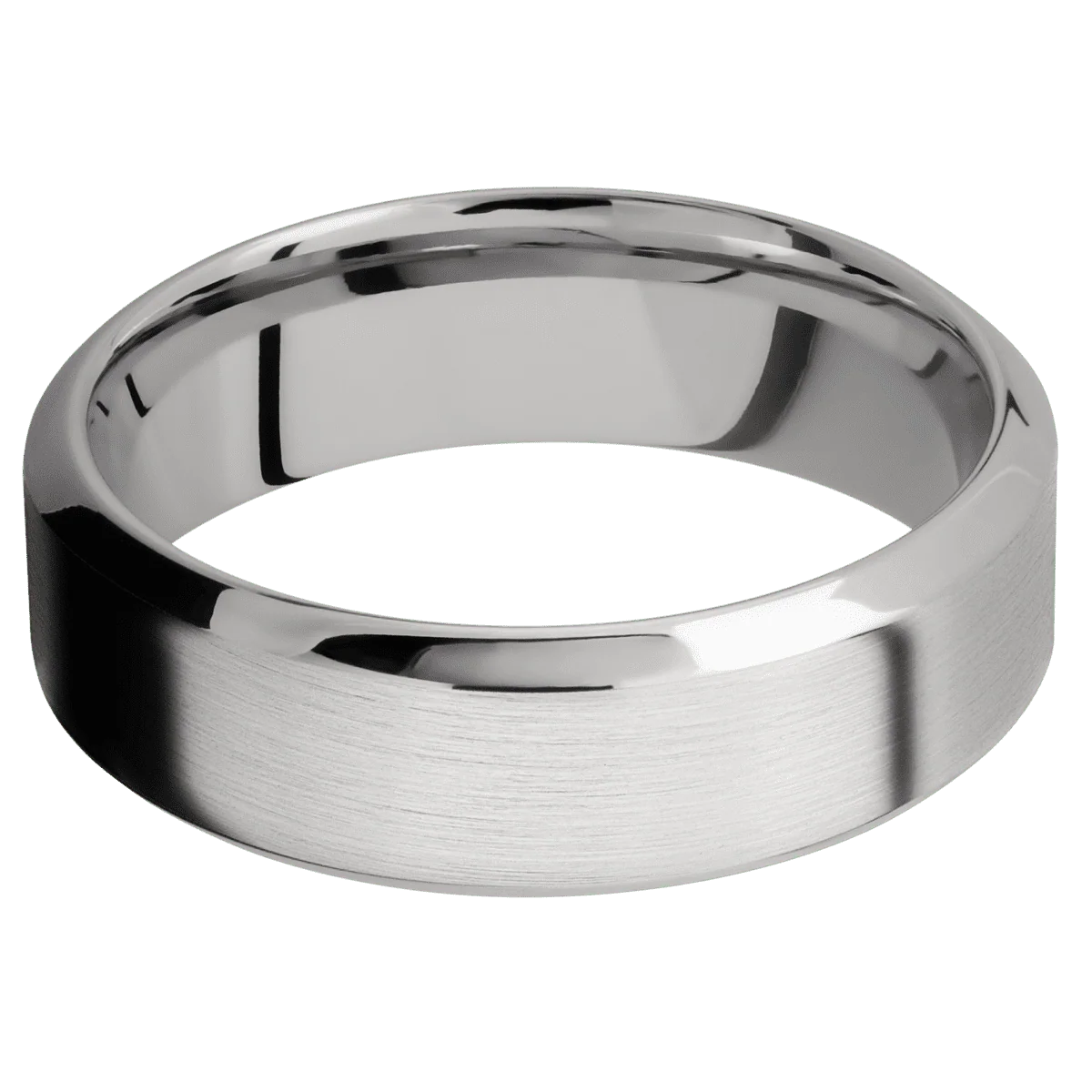 14K White Gold + Satin , Polish Finish - Image 3