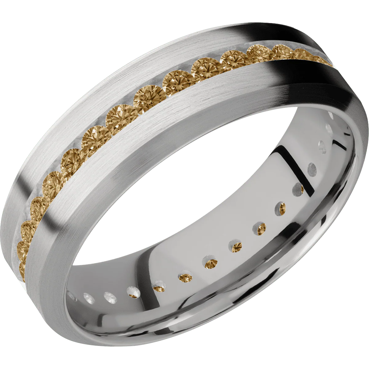 14K White Gold + Satin , Satin Finish - Image 2