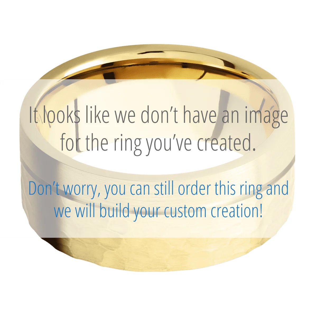 14K Yellow Gold + Hammer , Satin Finish + Black Mother of Pearl - Image 3