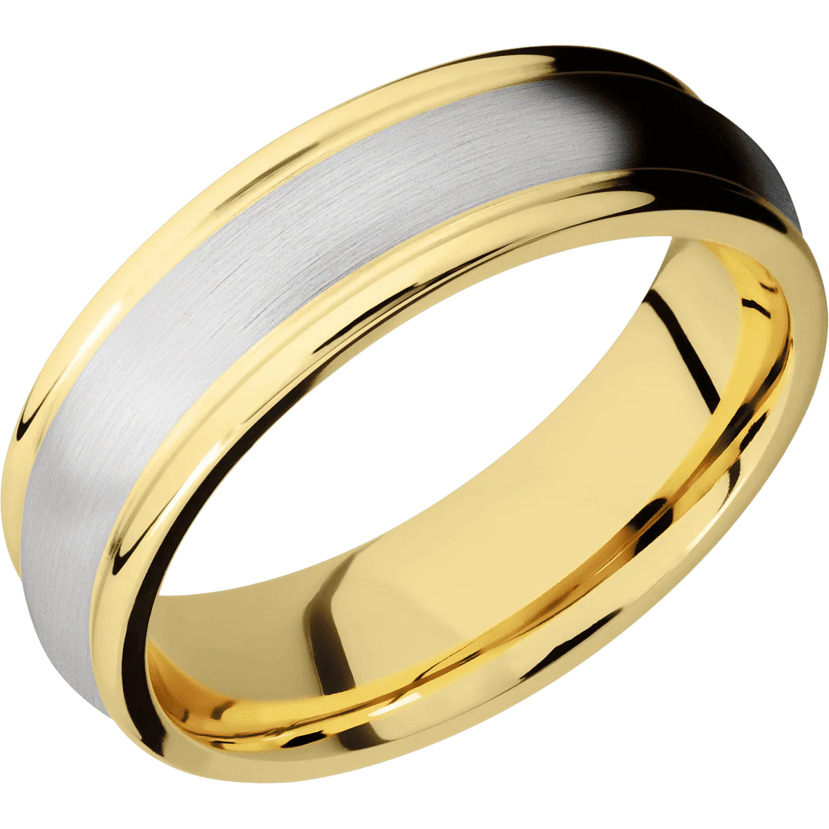 14K Yellow Gold + Machine , Polish Finish - Image 2