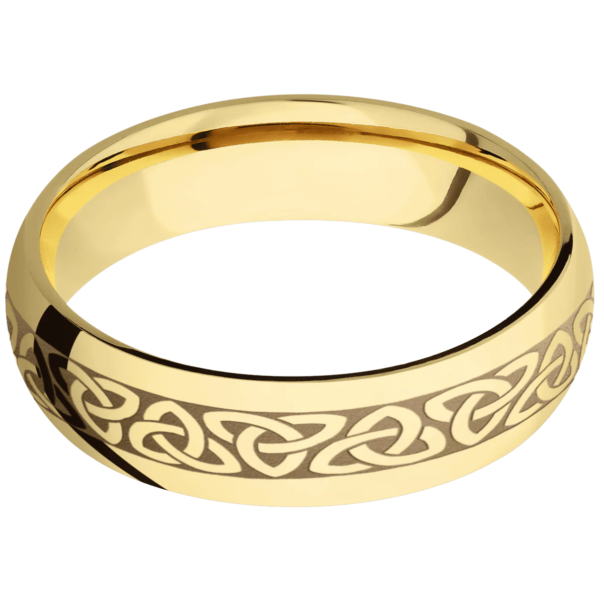 14K Yellow Gold + Polish Finish - Image 3