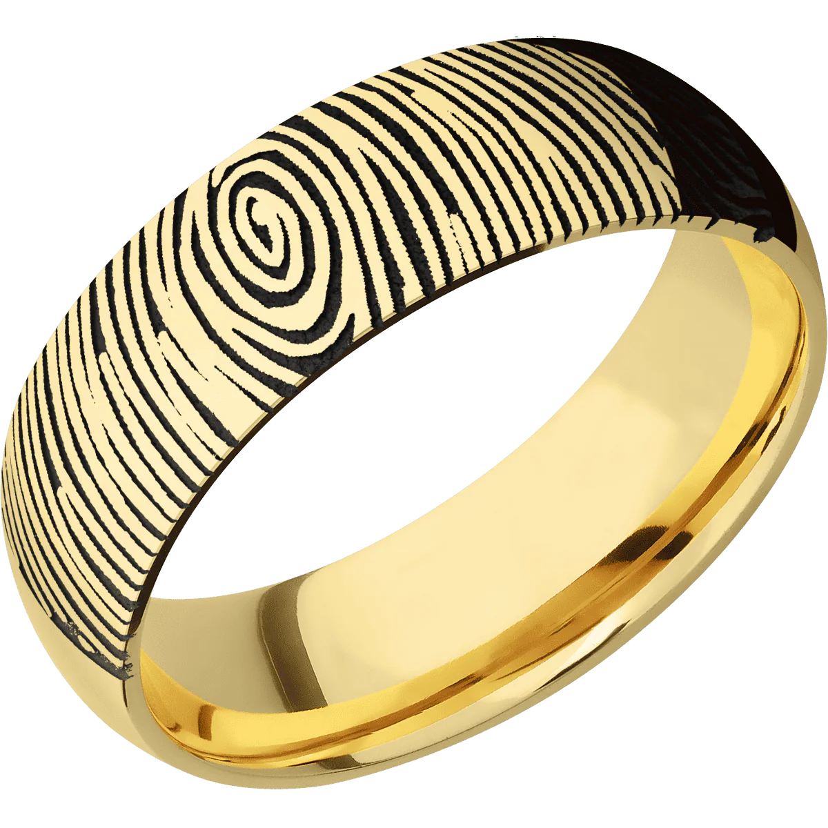 14K Yellow Gold + Polish Finish - Image 2