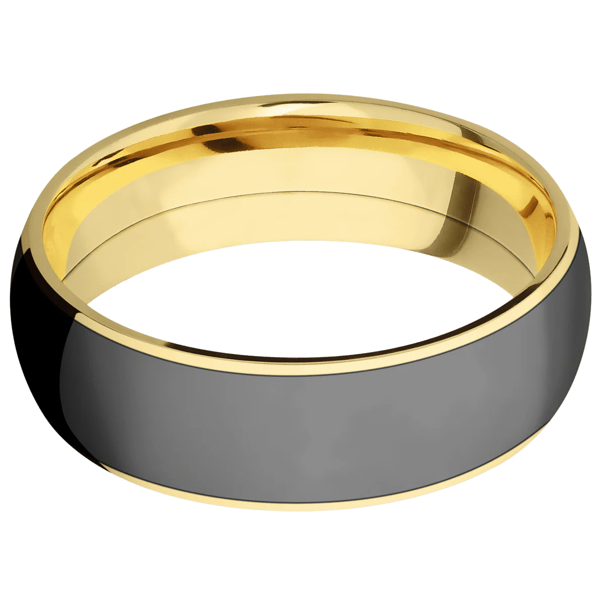 14K Yellow Gold + Polish Finish - Image 3