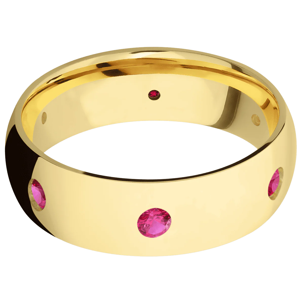 14K Yellow Gold + Polish Finish - Image 3