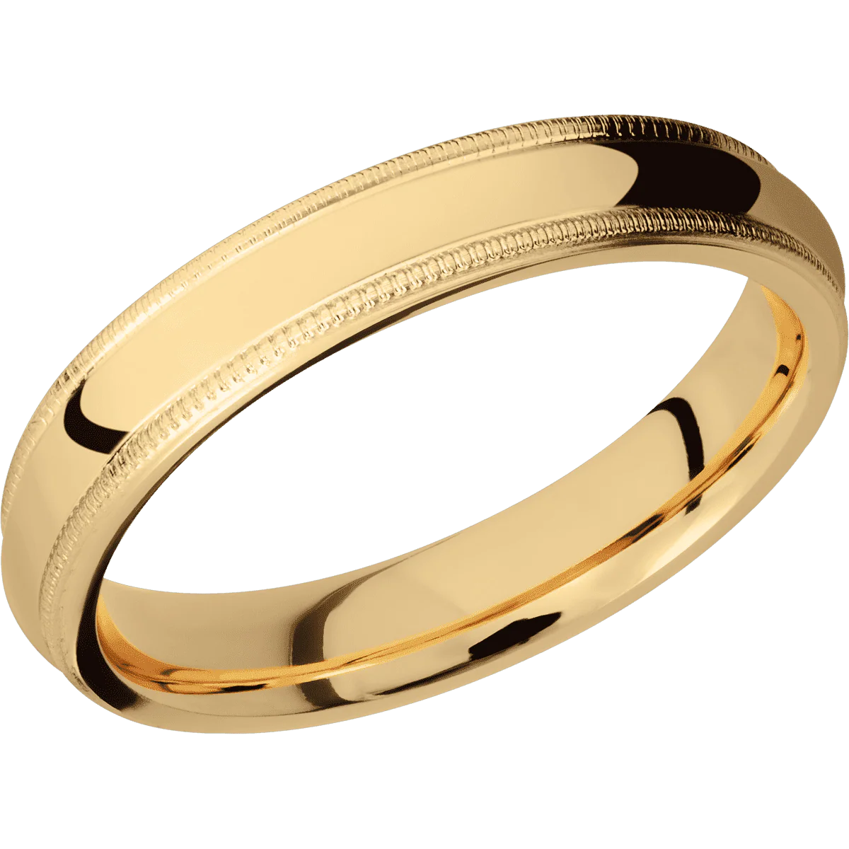 14K Yellow Gold + Polish Finish - Image 2