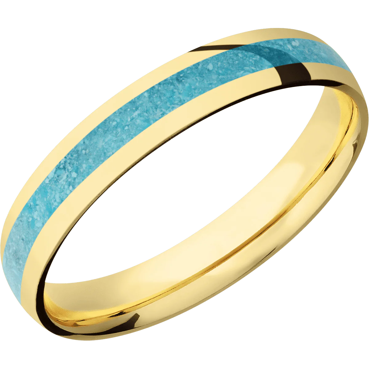 14K Yellow Gold + Polish Finish - Image 2