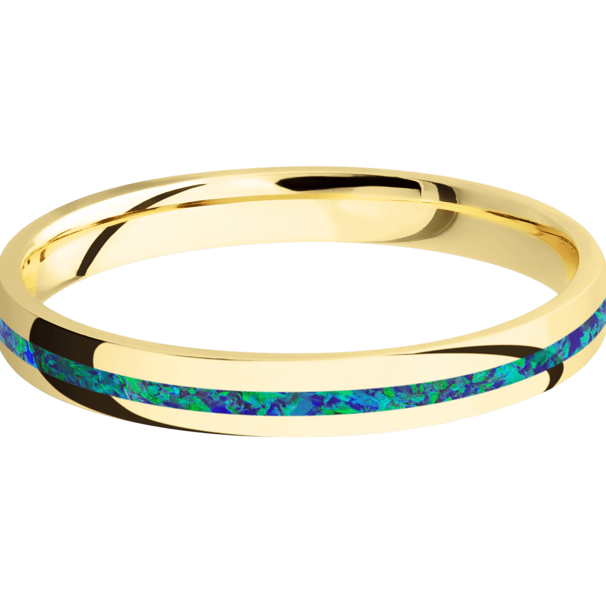 14K Yellow Gold + Polish Finish - Image 3