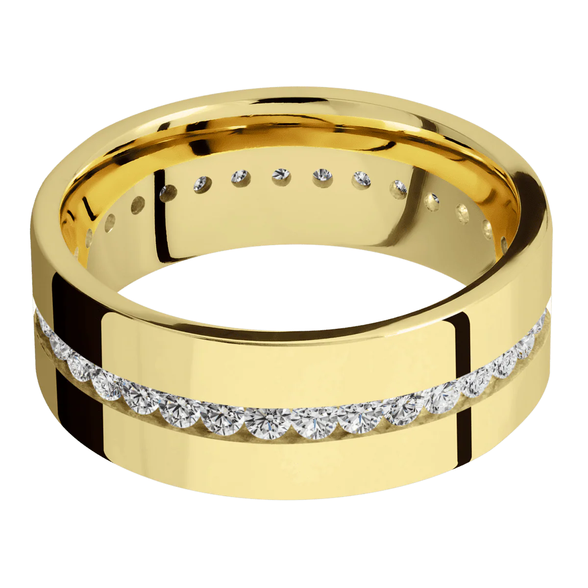 14K Yellow Gold + Polish Finish - Image 3