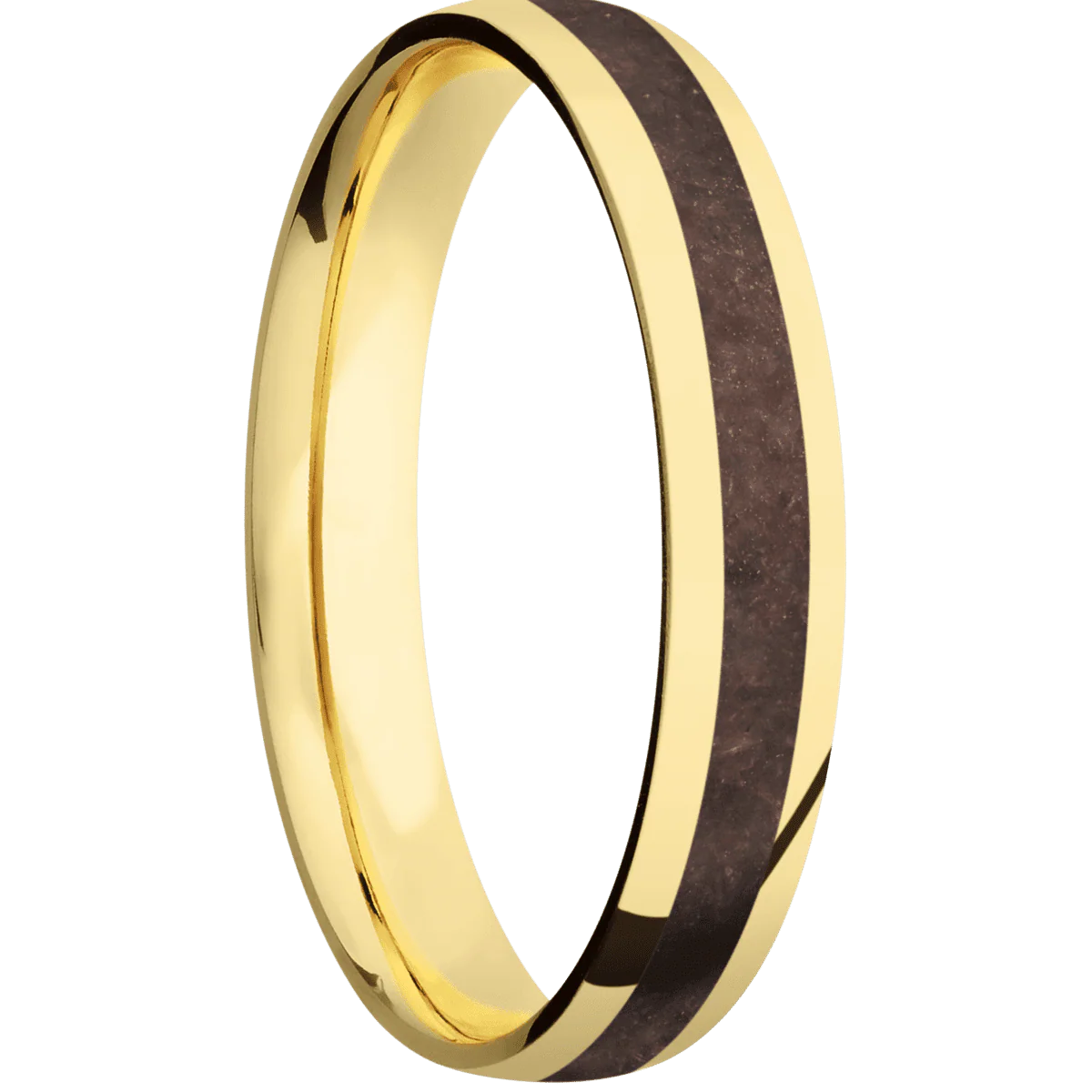 14K Yellow Gold + Polish Finish