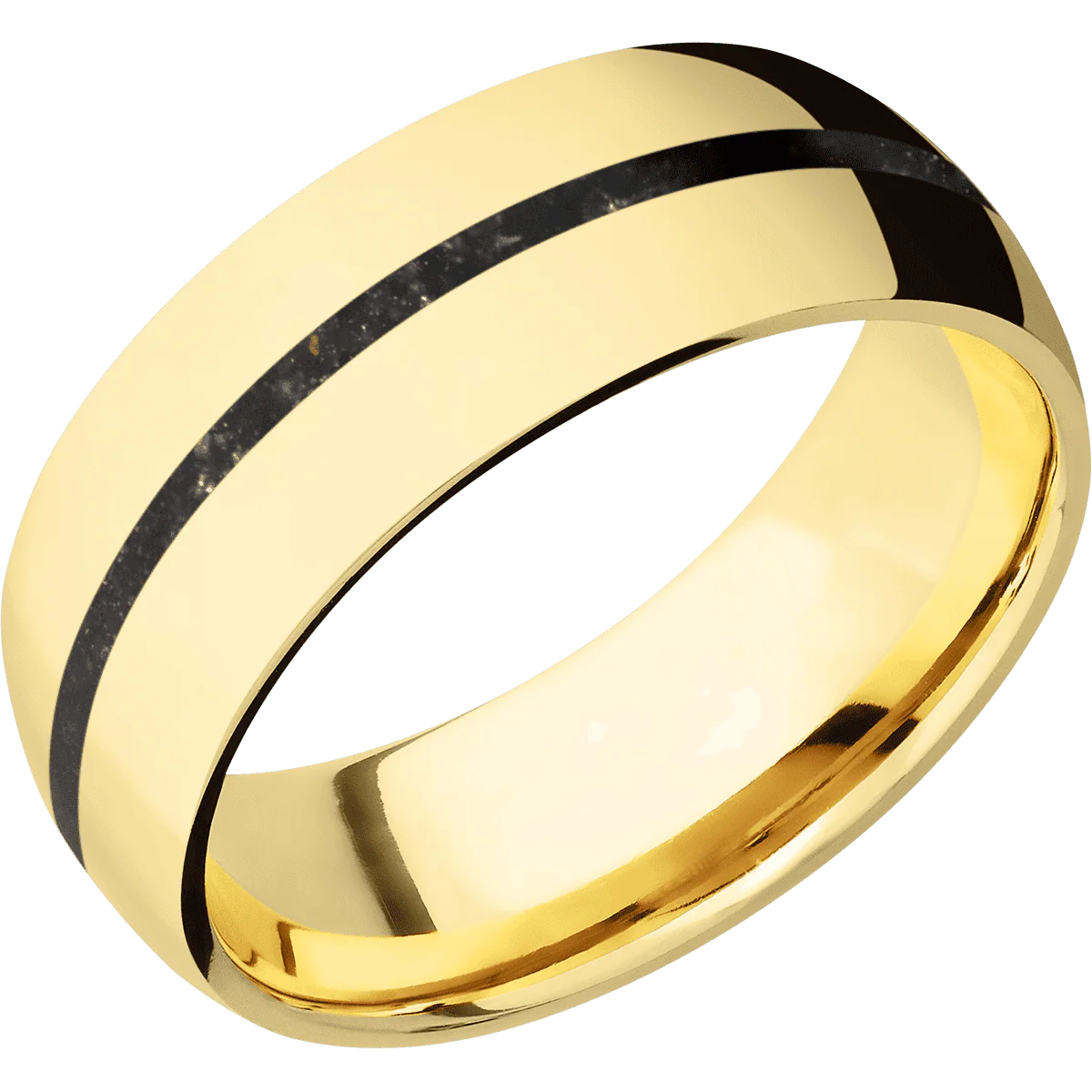 14K Yellow Gold + Polish Finish - Image 2