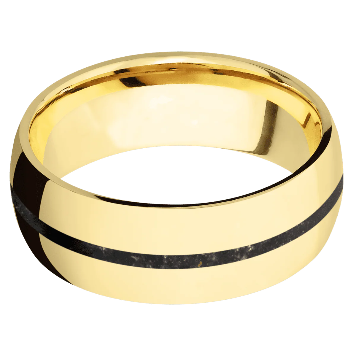 14K Yellow Gold + Polish Finish - Image 3