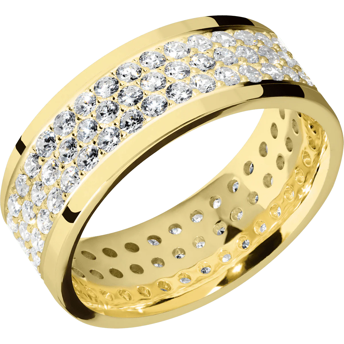 14K Yellow Gold + Polish Finish - Image 2