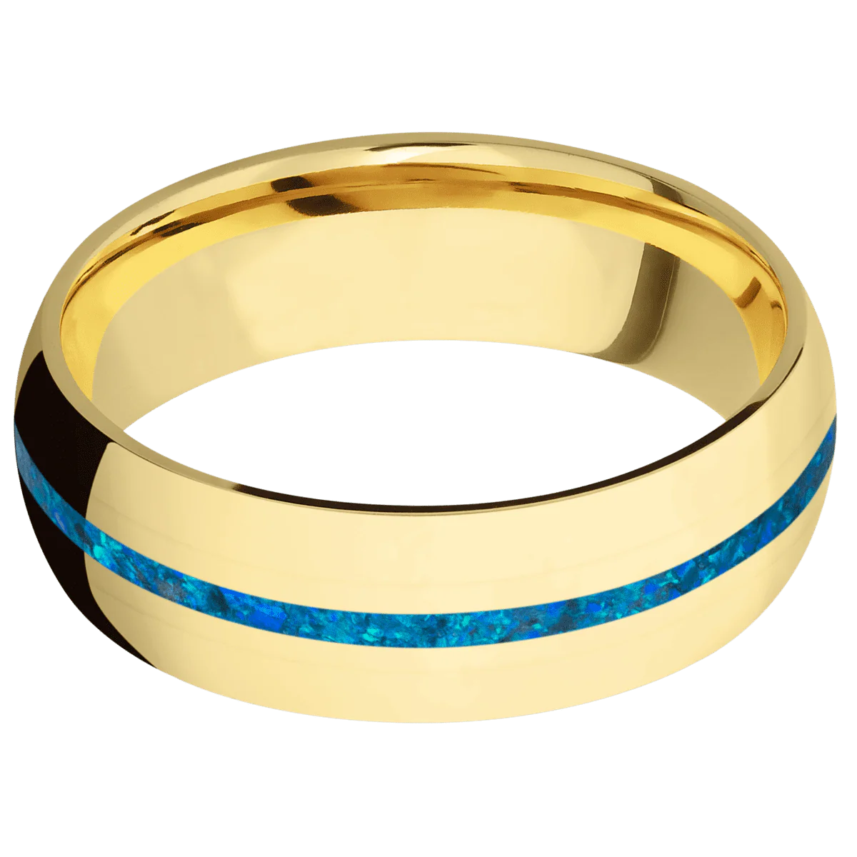 14K Yellow Gold + Polish Finish - Image 3