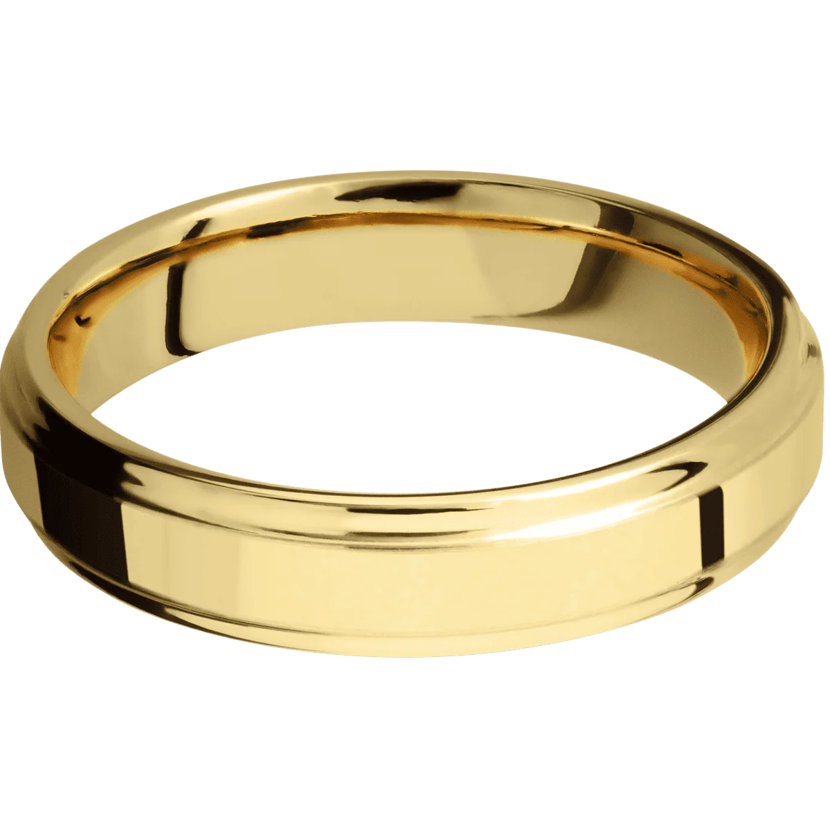14K Yellow Gold + Polish , Polish Finish - Image 3