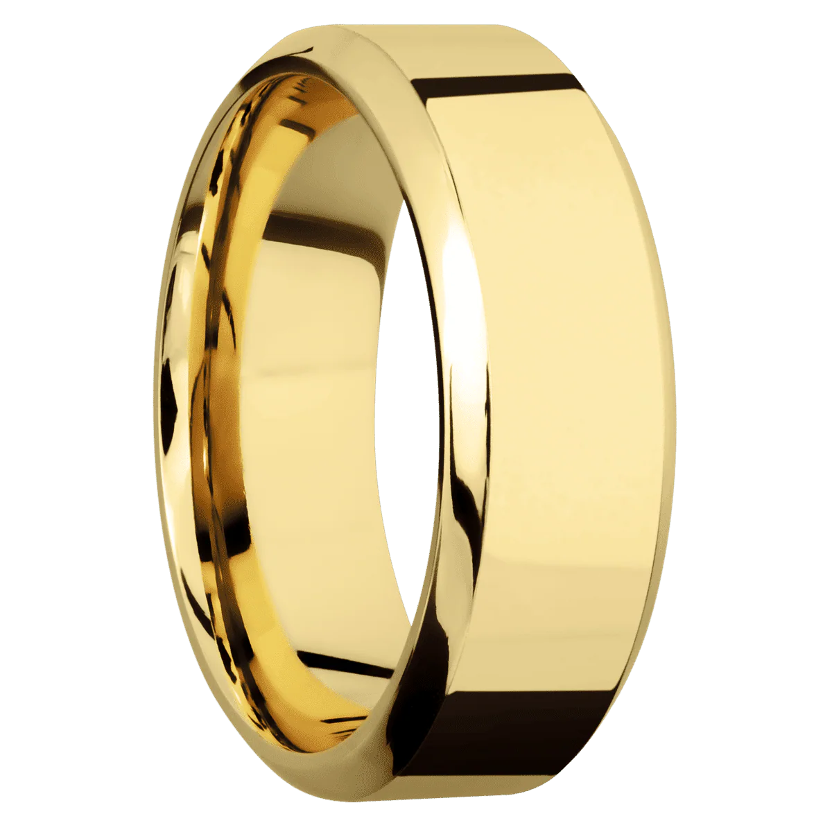14K Yellow Gold + Polish , Polish Finish