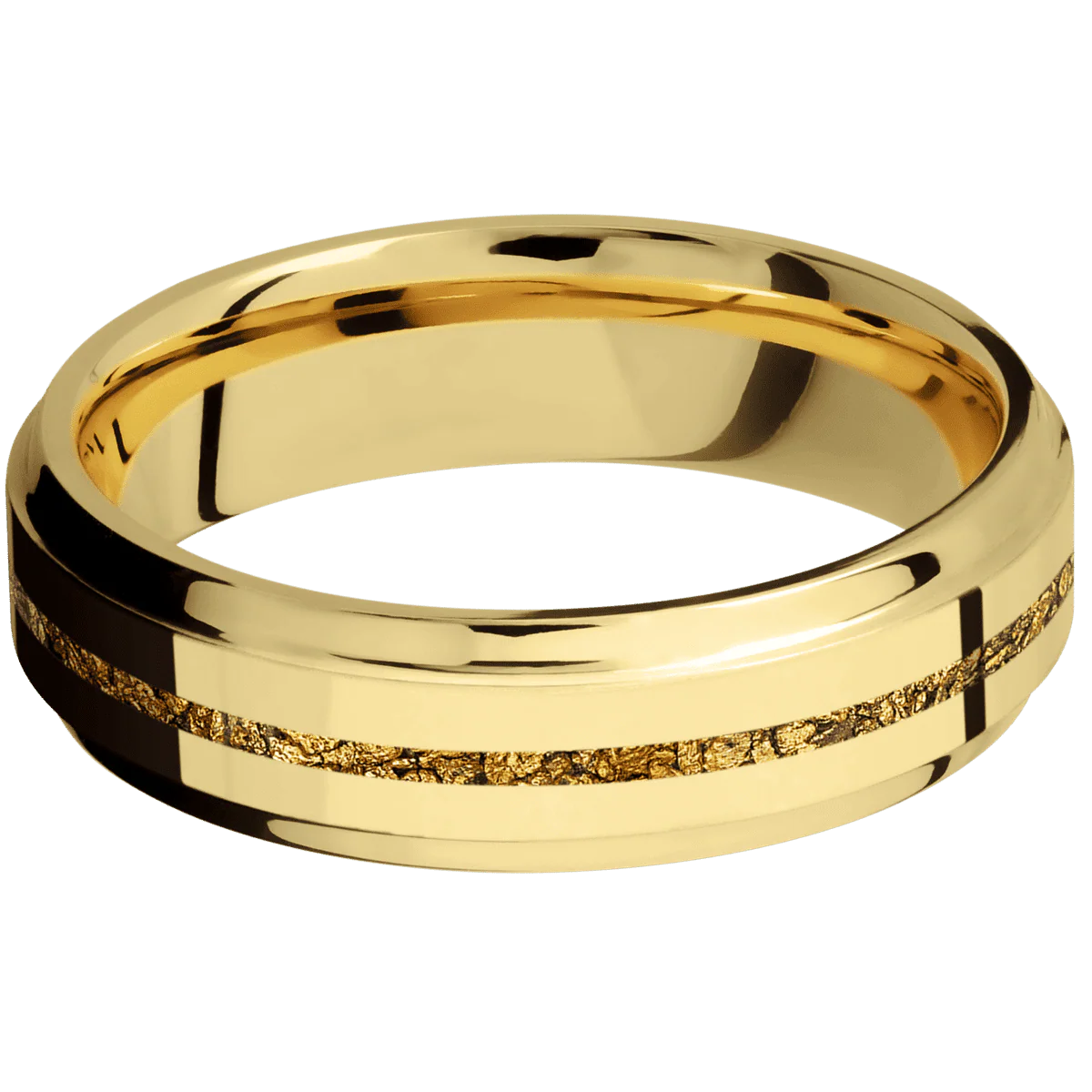 14K Yellow Gold + Polish , Polish Finish - Image 3