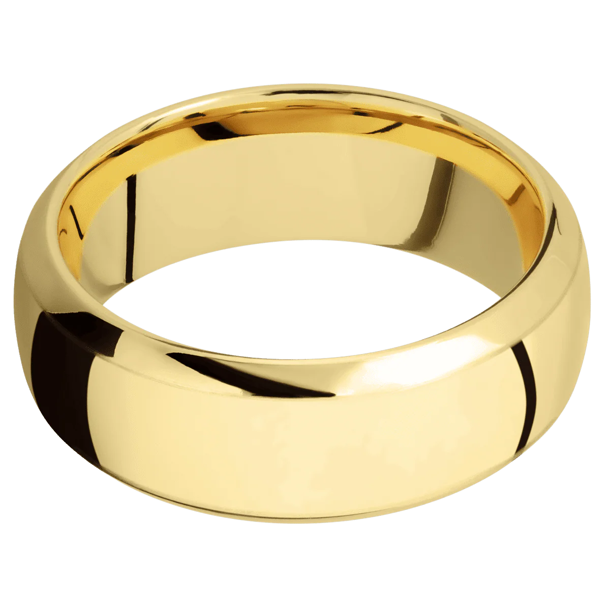 14K Yellow Gold + Polish , Polish Finish - Image 3