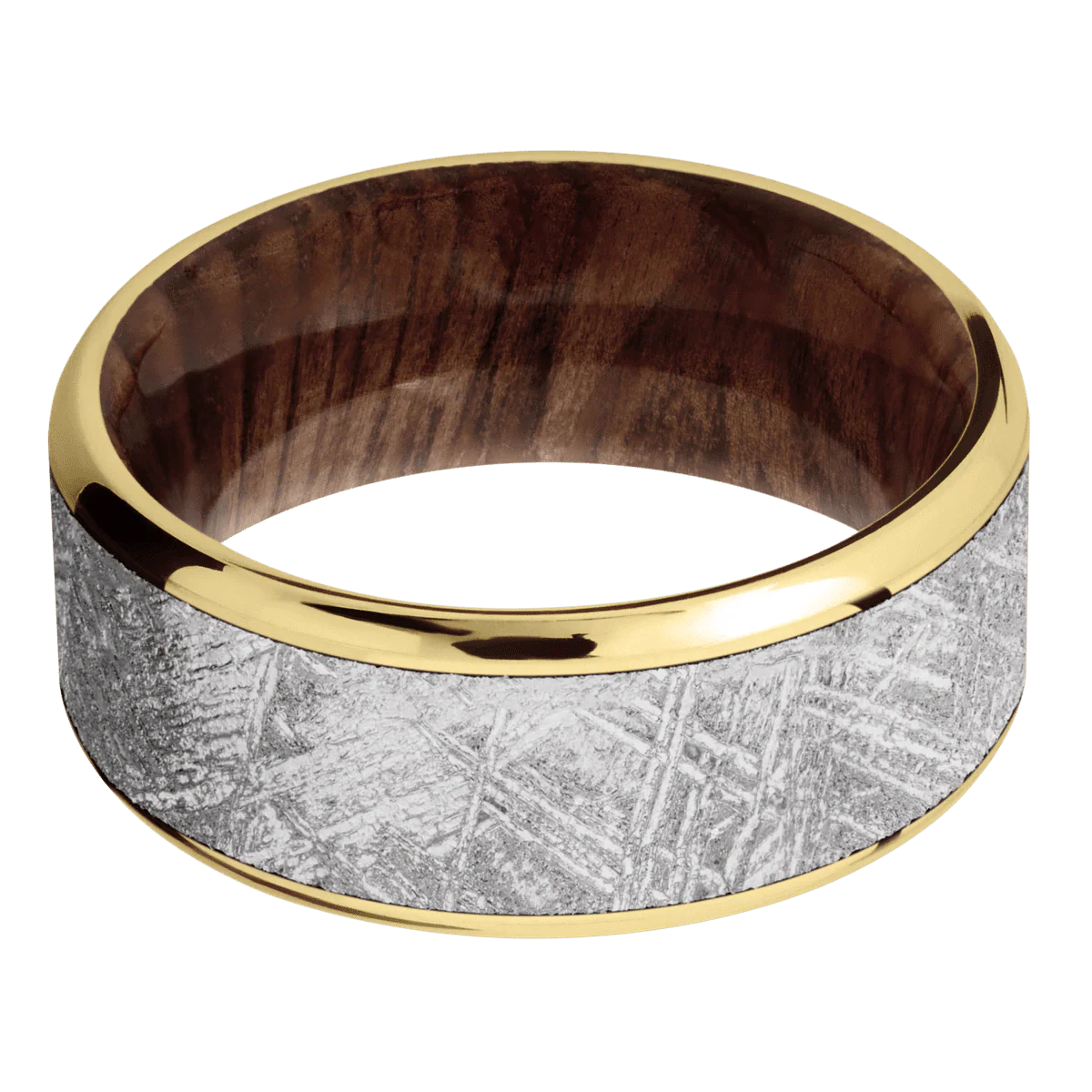 14K Yellow Gold + Polish , Polish Finish + Sequoia - Image 3