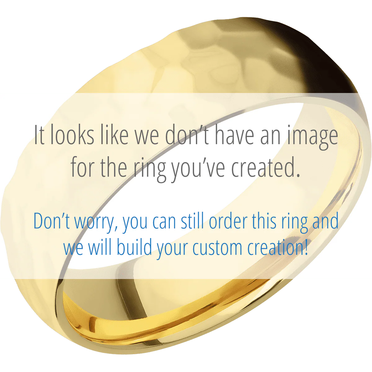 14K Yellow Gold + Rockpolish Finish - Image 2