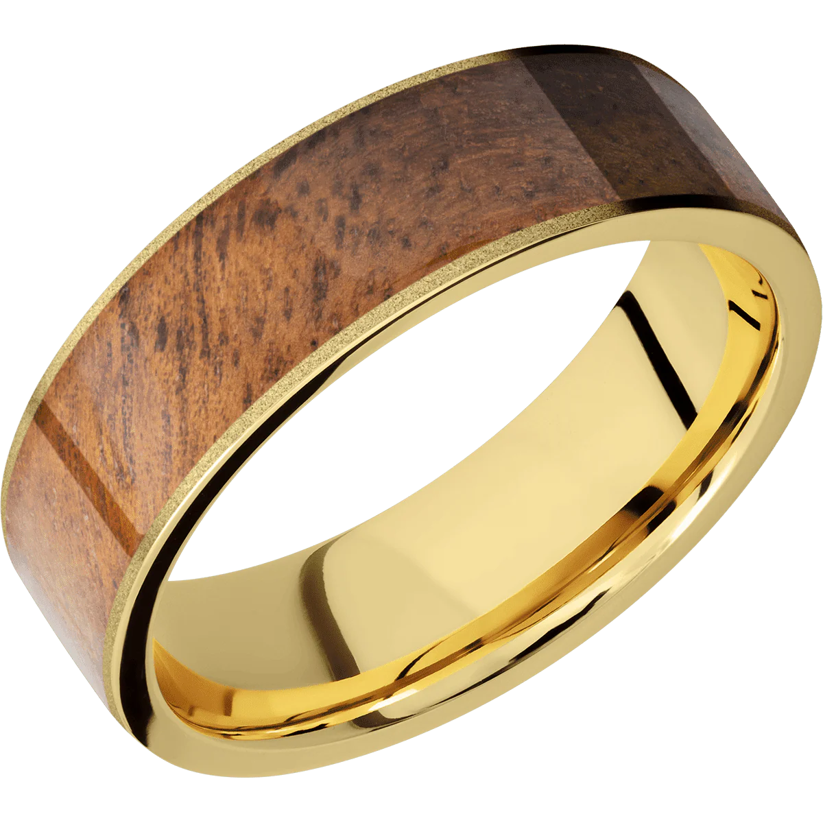 14K Yellow Gold + Sand Finish - Image 2