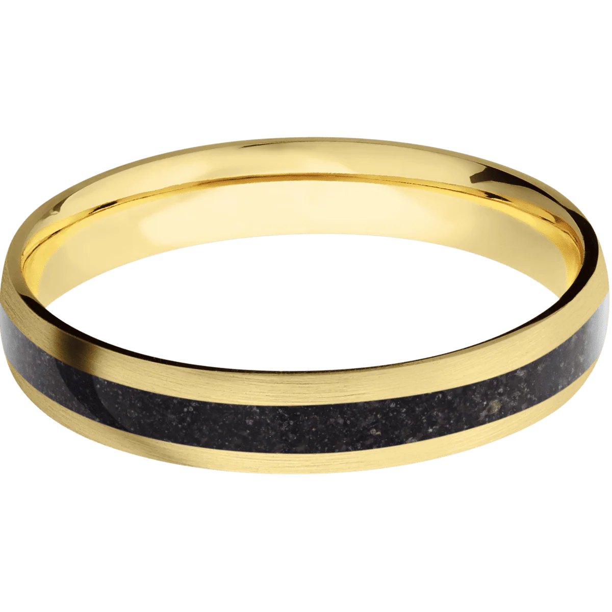 14K Yellow Gold + Satin Finish - Image 3