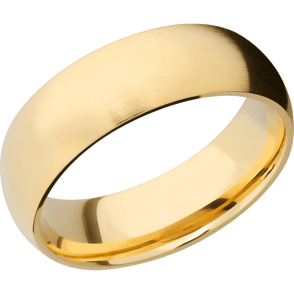 14K Yellow Gold + Satin Finish - Image 2