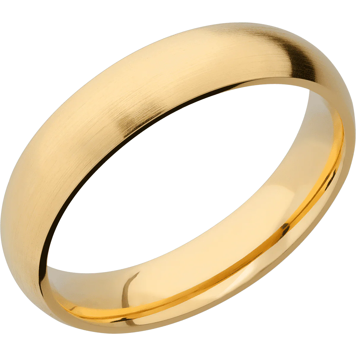 14K Yellow Gold + Satin Finish - Image 2