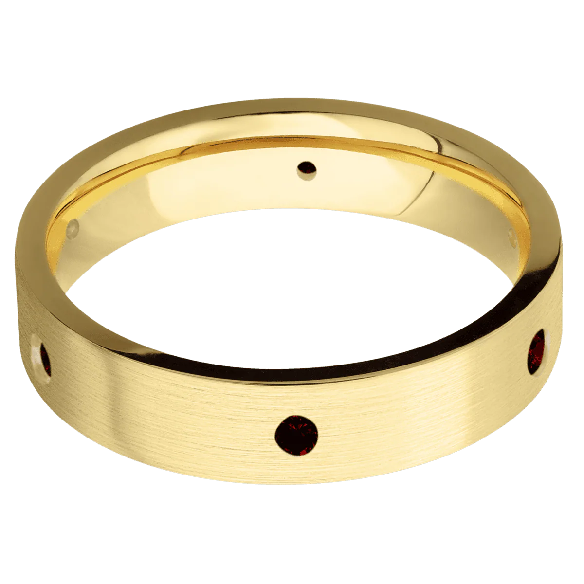 14K Yellow Gold + Satin Finish - Image 3