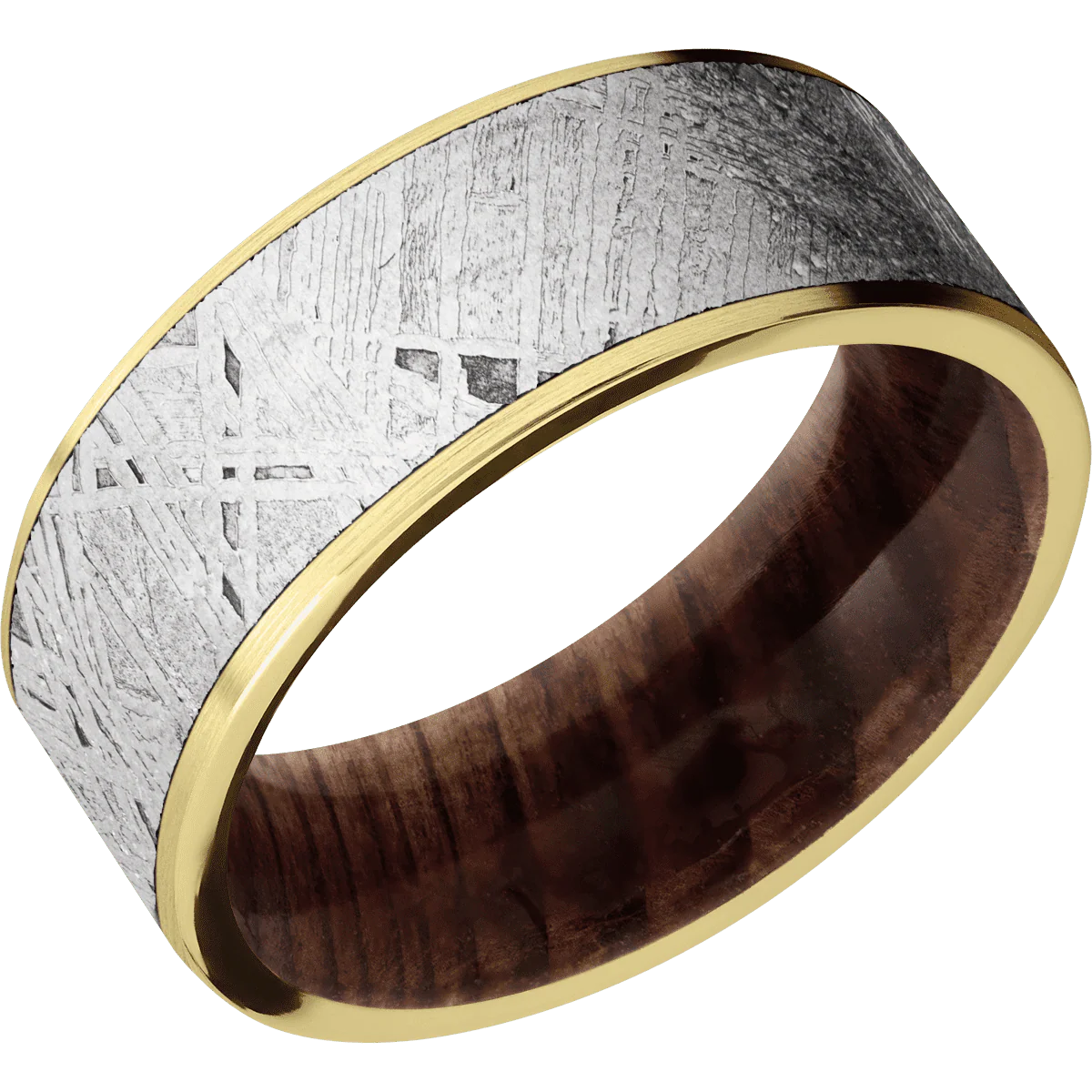 14K Yellow Gold + Satin Finish + Sequoia - Image 2
