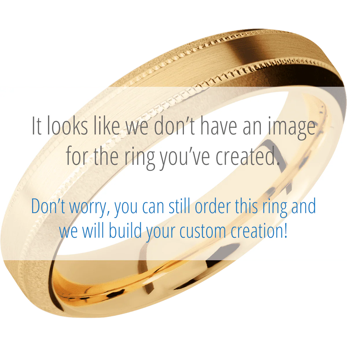 14K Yellow Gold + Satin , Sand Finish - Image 2