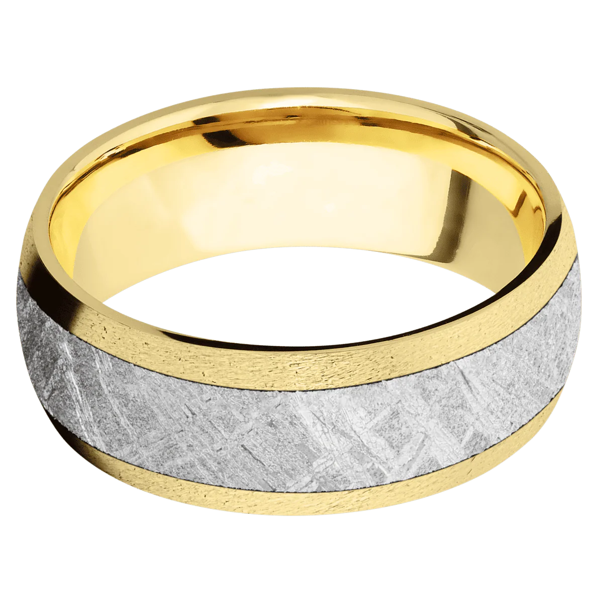14K Yellow Gold + Stone Finish - Image 3