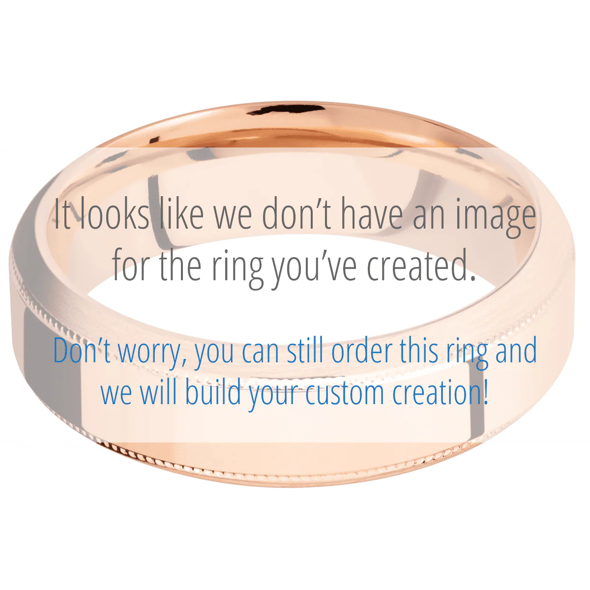 18K Rose Gold + Polish , Satin Finish - Image 3