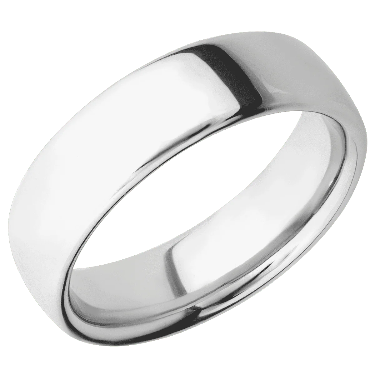 18K White Gold + Polish Finish - Image 2