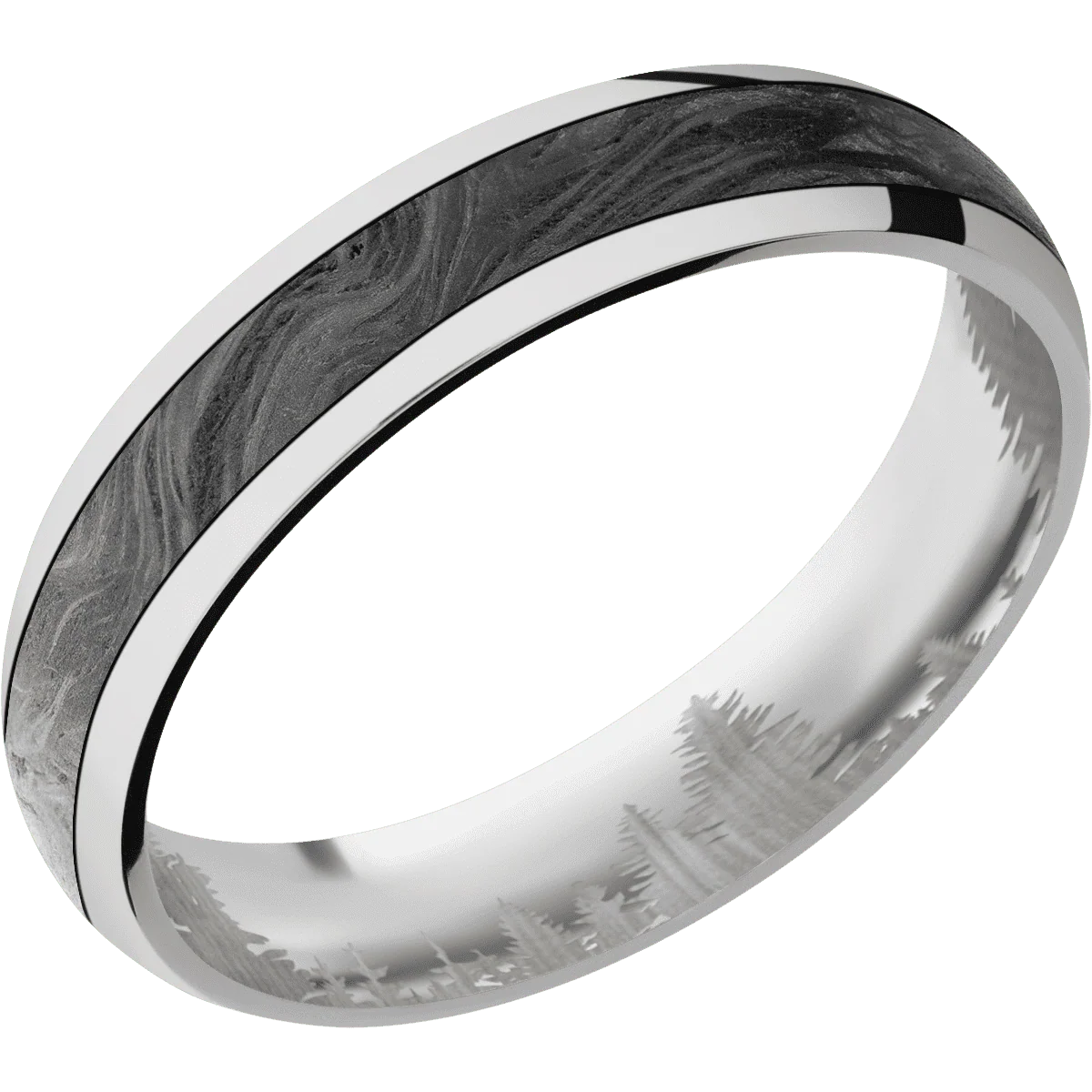 18K White Gold + Polish Finish - Image 2