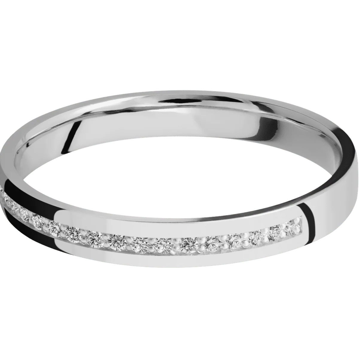 18K White Gold + Polish Finish - Image 3