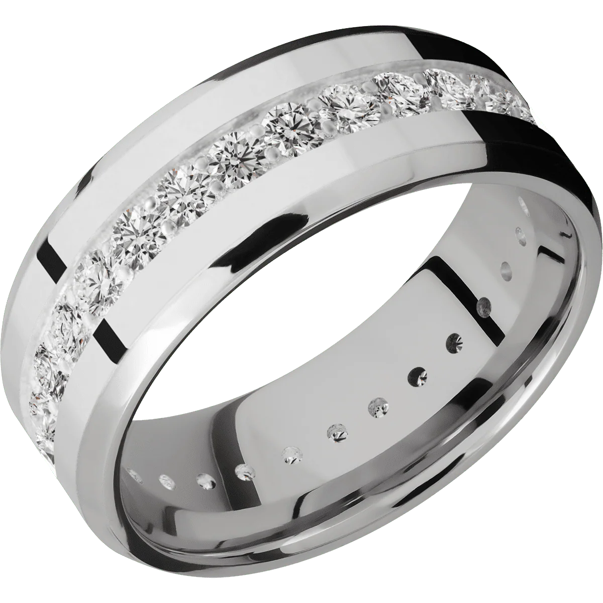 18K White Gold + Polish , Polish Finish - Image 2