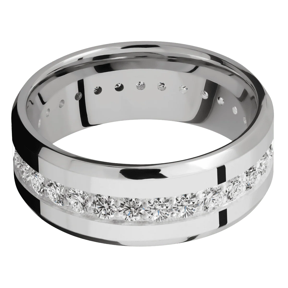 18K White Gold + Polish , Polish Finish - Image 3