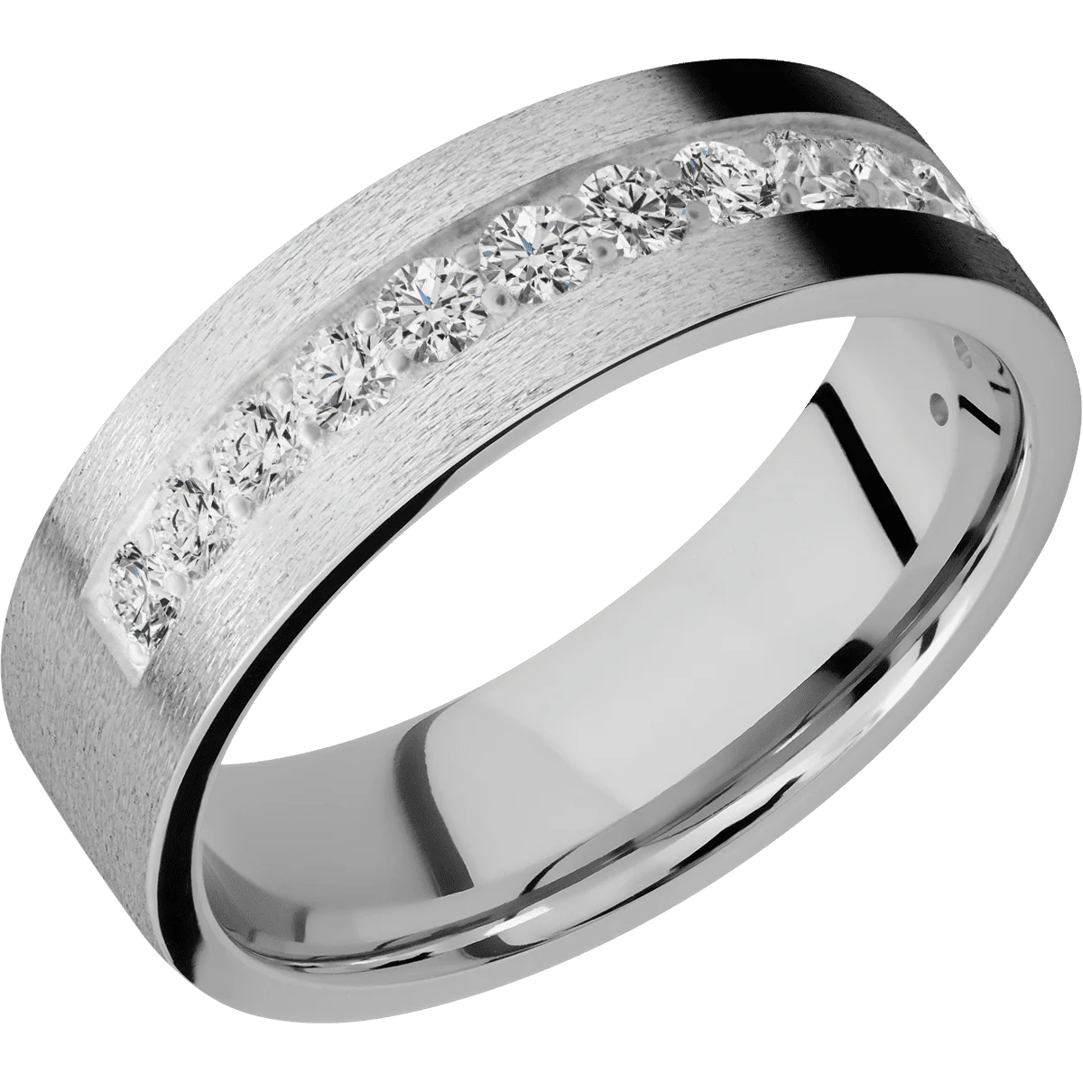 18K White Gold + Stone Finish - Image 2