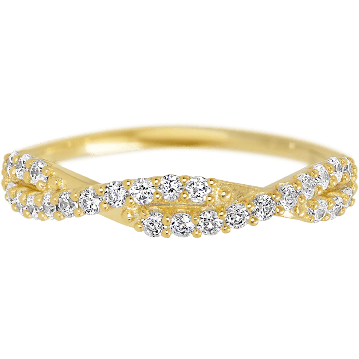 18K Yellow Gold band with 26 Round Lab Grown Diamond having TCW-.39 - Image 2