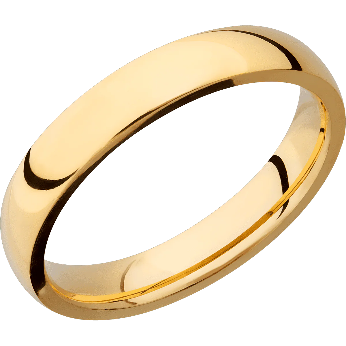 18K Yellow Gold + Polish Finish - Image 2