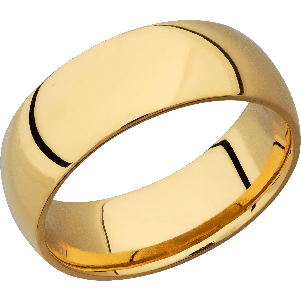 18K Yellow Gold + Polish Finish - Image 2